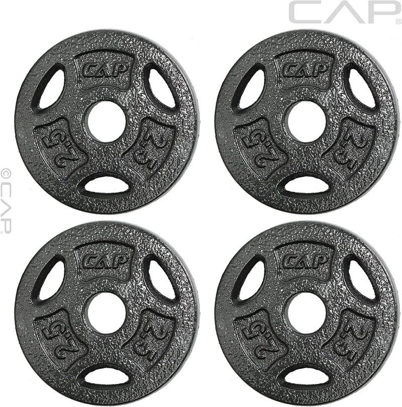 CAP Barbell أقراص وزن بقبضة قياسية بقطر 1 إنش - Image 2